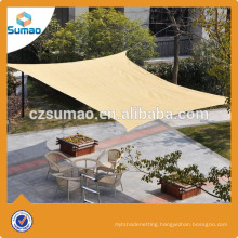 Outdoor high quality new virgin HDPE sun sail shade for gardenline